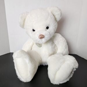 Gund Vintage 1985 Bunky, Plush White Teddy Bear Stuffed Animal Toy 18"
